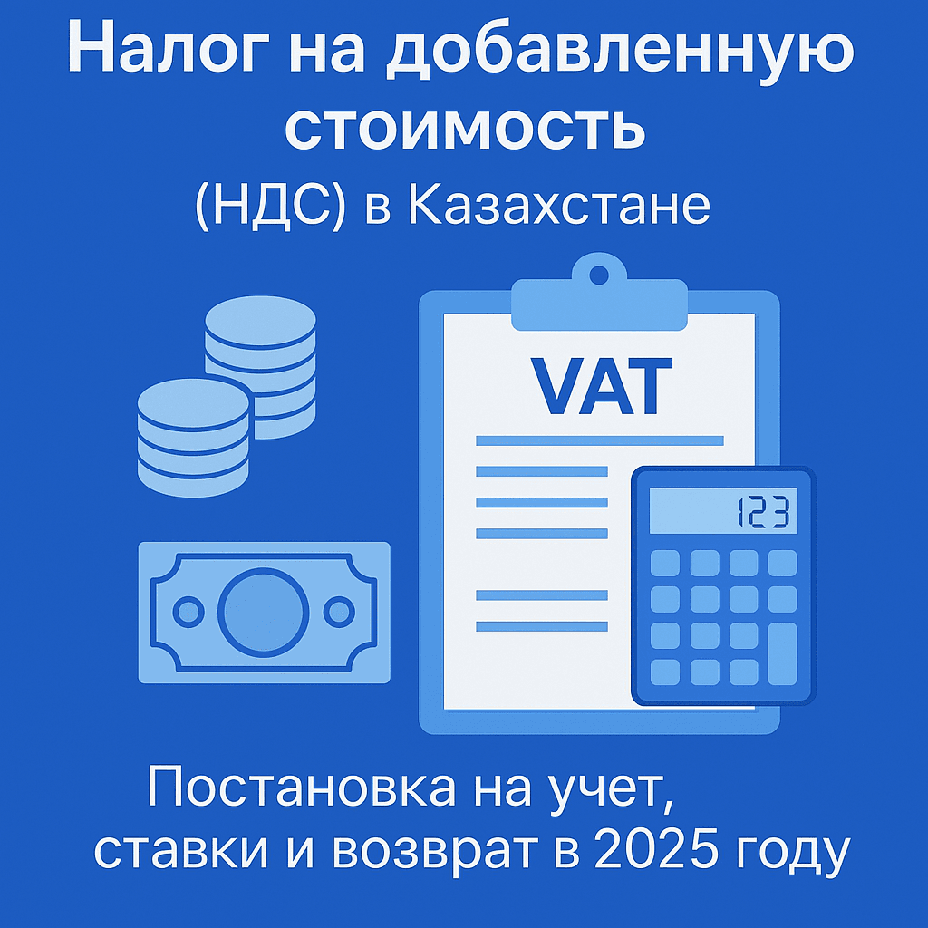 Читать: Налог на добавленную стоимость  в Казахстане: Постановка на учет, ставки и возврат в 2025 году