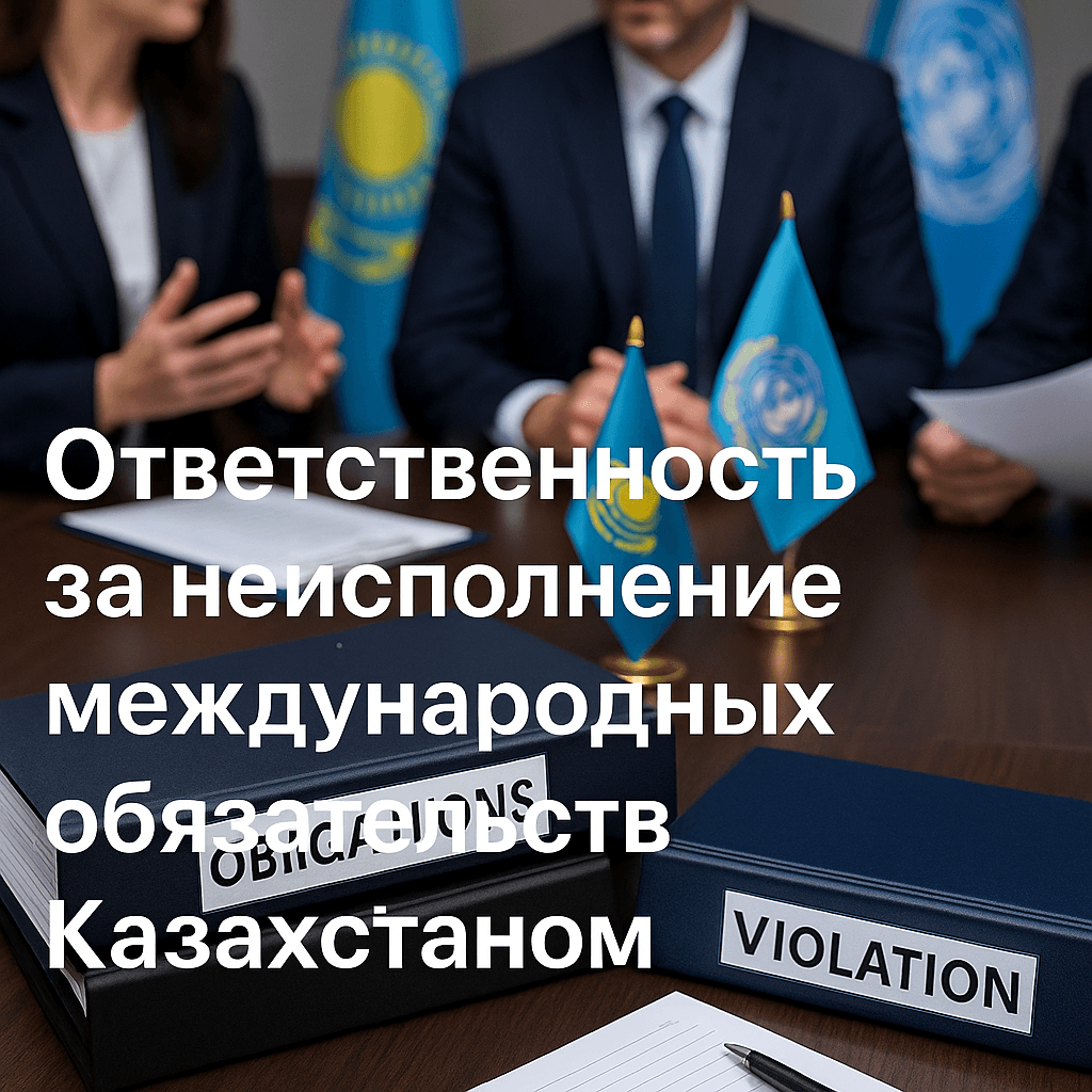 Читать: Ответственность за неисполнение международных обязательств Казахстаном