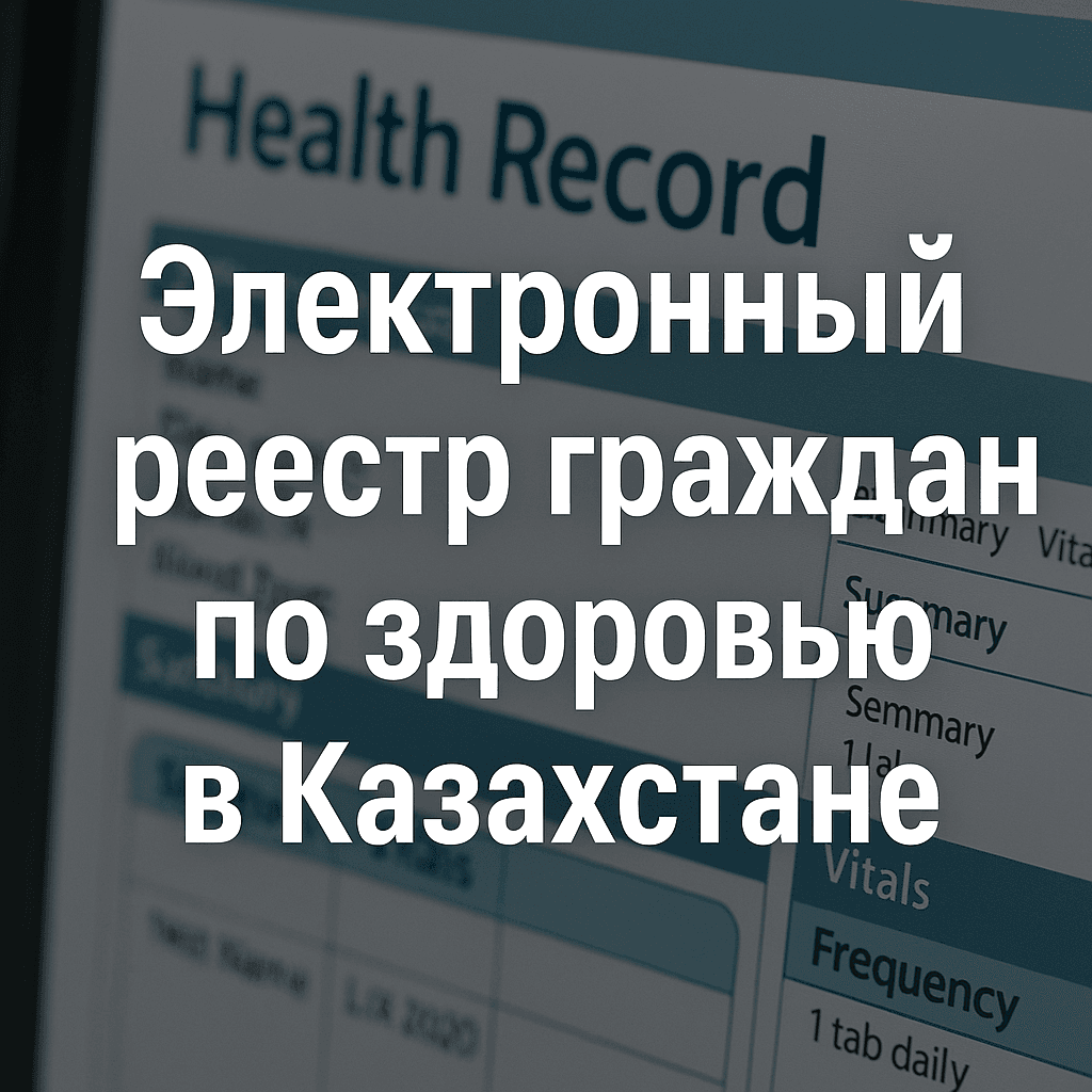 Читать: Электронный реестр граждан по здоровью в Казахстане с 2025 года