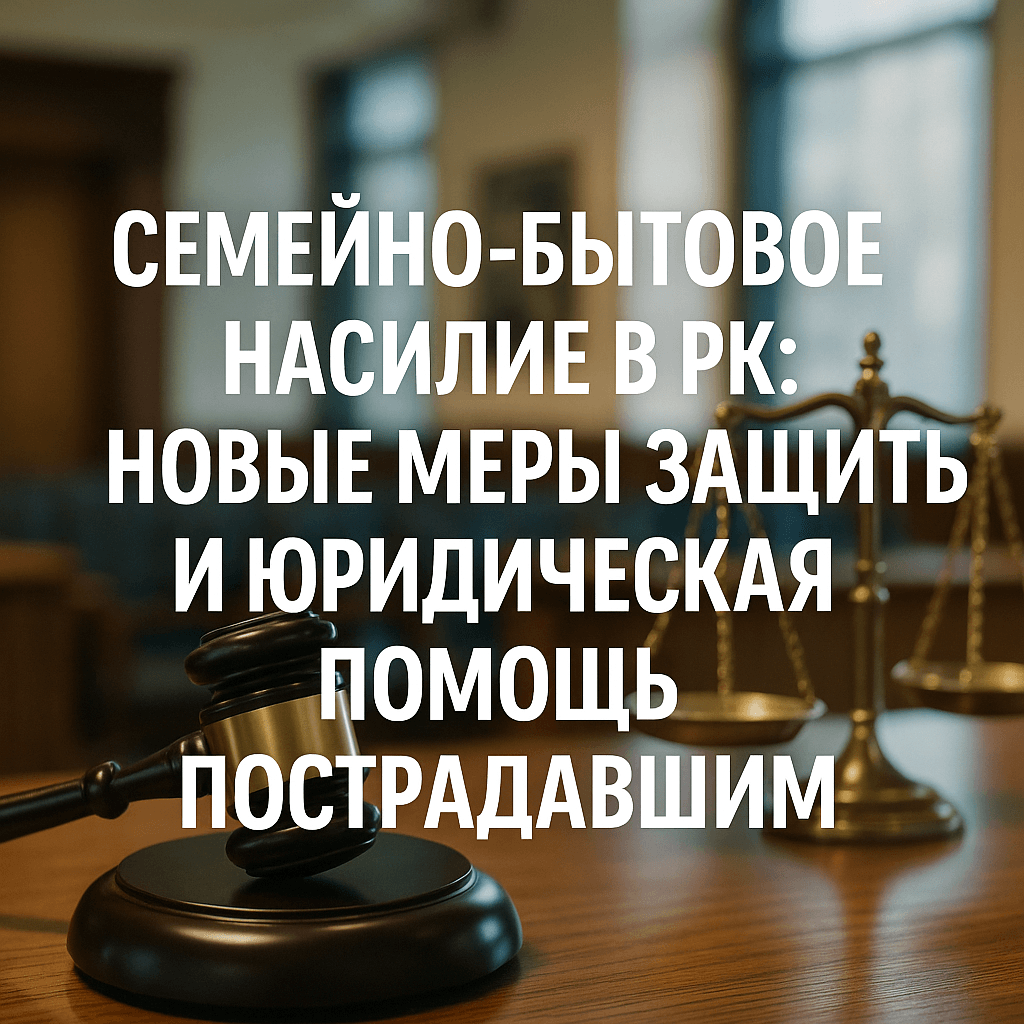 Читать: Семейно-бытовое насилие в РК: новые меры защиты и юридическая помощь пострадавшим
