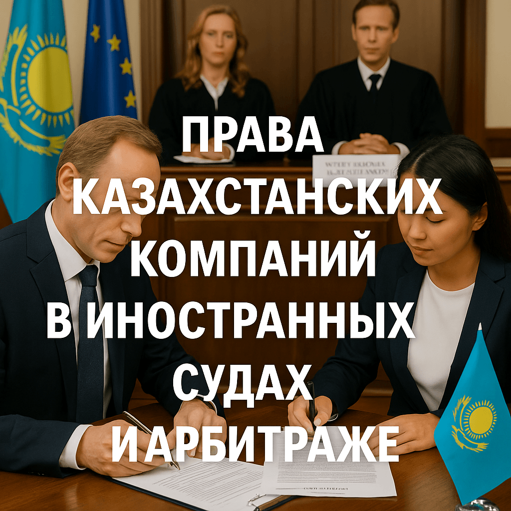 Читать: Права казахстанских компаний в иностранных судах и арбитраже