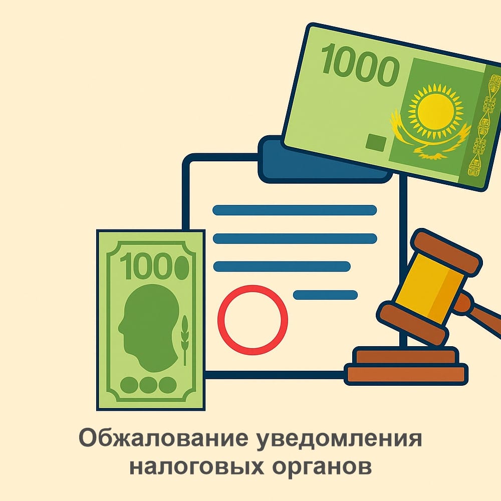 Читать: Обжалование уведомления налоговой в РК