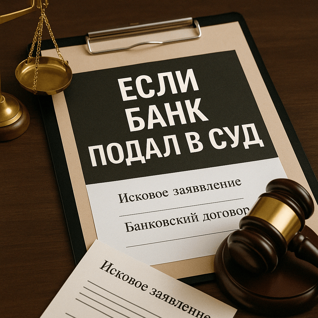 Читать: Что делать, если банк подал в суд: пошаговый план защиты