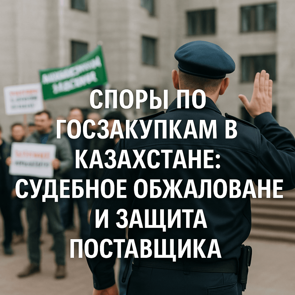 Читать: Споры по госзакупкам в Казахстане: судебное обжалование и защита поставщика