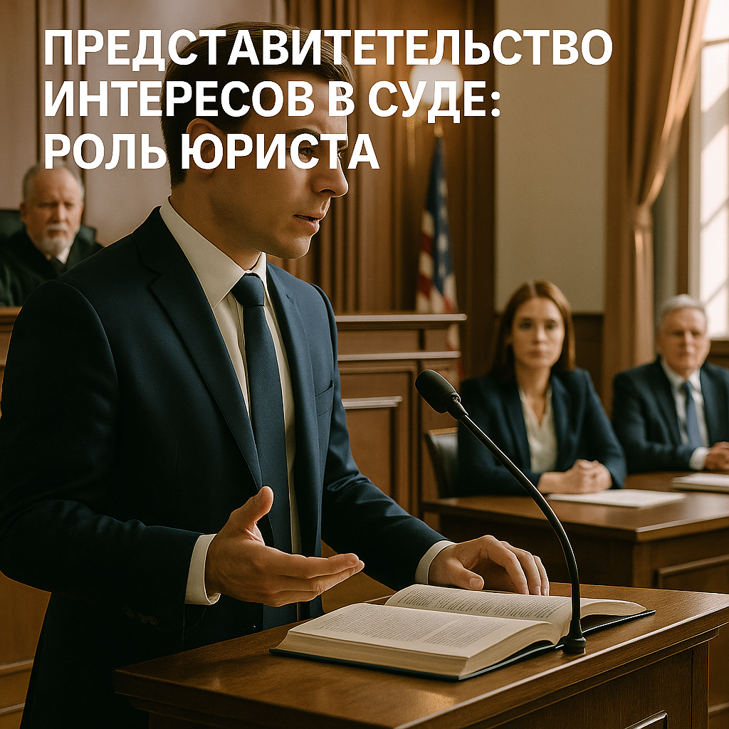 Представительство интересов в суде: роль юриста