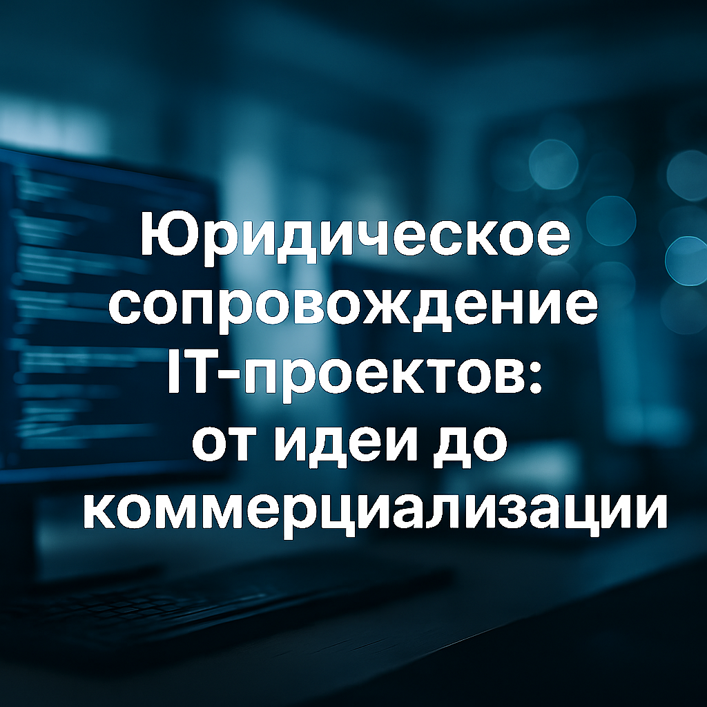 Обложка раздела «Юридическое сопровождение IT‑проектов и стартапов: от идеи до коммерциализации»