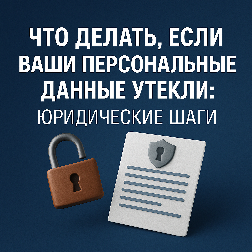 Что делать, если ваши персональные данные утекли: юридические шаги